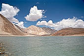 The intensely blue clear water of Pangong-Tso - Ladakh